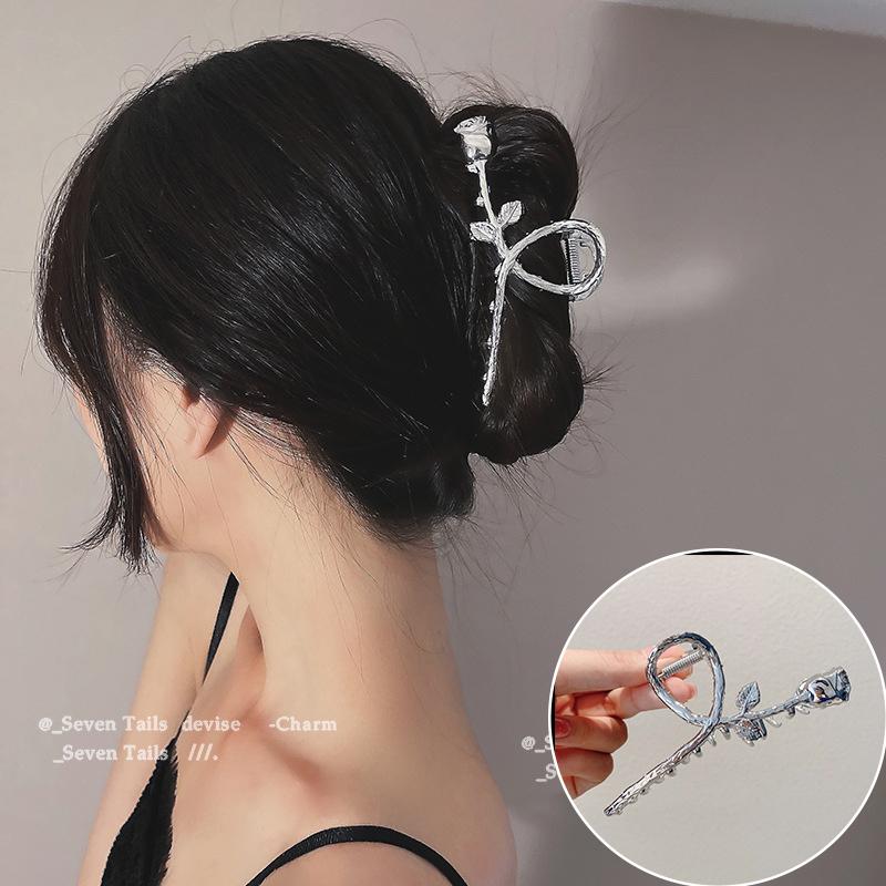 Trendy Big Women's Claw Clip for Thick Hair Accessories Headwear Giant Geometric Wave Note Crab Catch Clamps Clipper Hairgrip