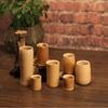 Bambusbecher Japanischer Stil Natürlicher Bambus Geschnitzter Wasserbecher Tee Bier Kaffee Saft Trinkbecher Handgefertigter Holzbecher