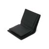 Daks Black Matte Leather Wallet Dd Logo Dbwa1f362bk