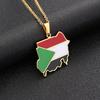 Map Necklace, Fashionable Design Jewelry for Men and Women