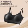 Women Seamless Invisible Fixed Cup With Chest Pad Breathable Beauty Back Bandeau Bra