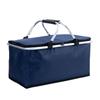 Foldable Picnic Food Bag Large Capacity Insulation Storage Basket Insulated Cooler Bag  Car