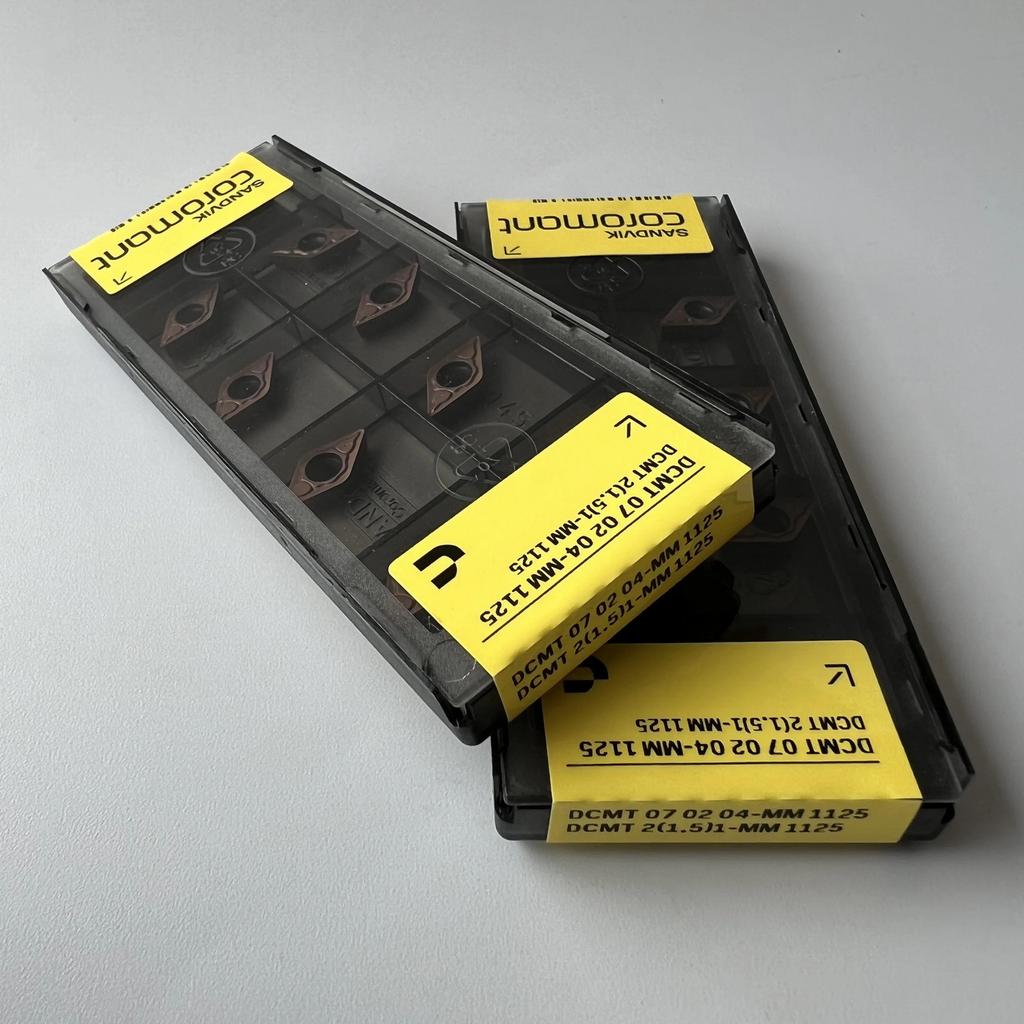 DCMT070204-MM 1125 / Industrial indexable Carbide Inserts 10 Pcs