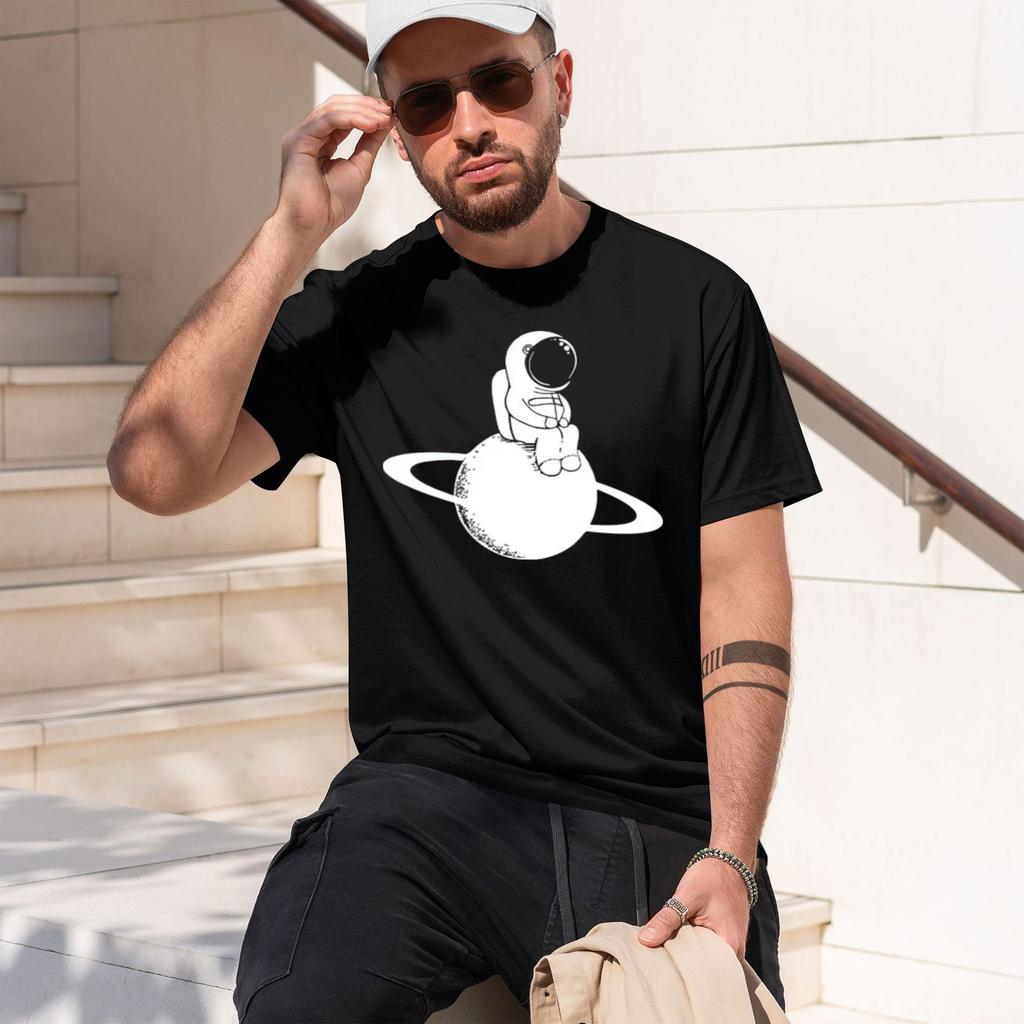 2026 New Model Unisexs Tshirt 100 Cotton Short Sleeve Space Print Unisex T Shirt Casual Summer Loose Unisex Tshirt Cool Tshirt Male T