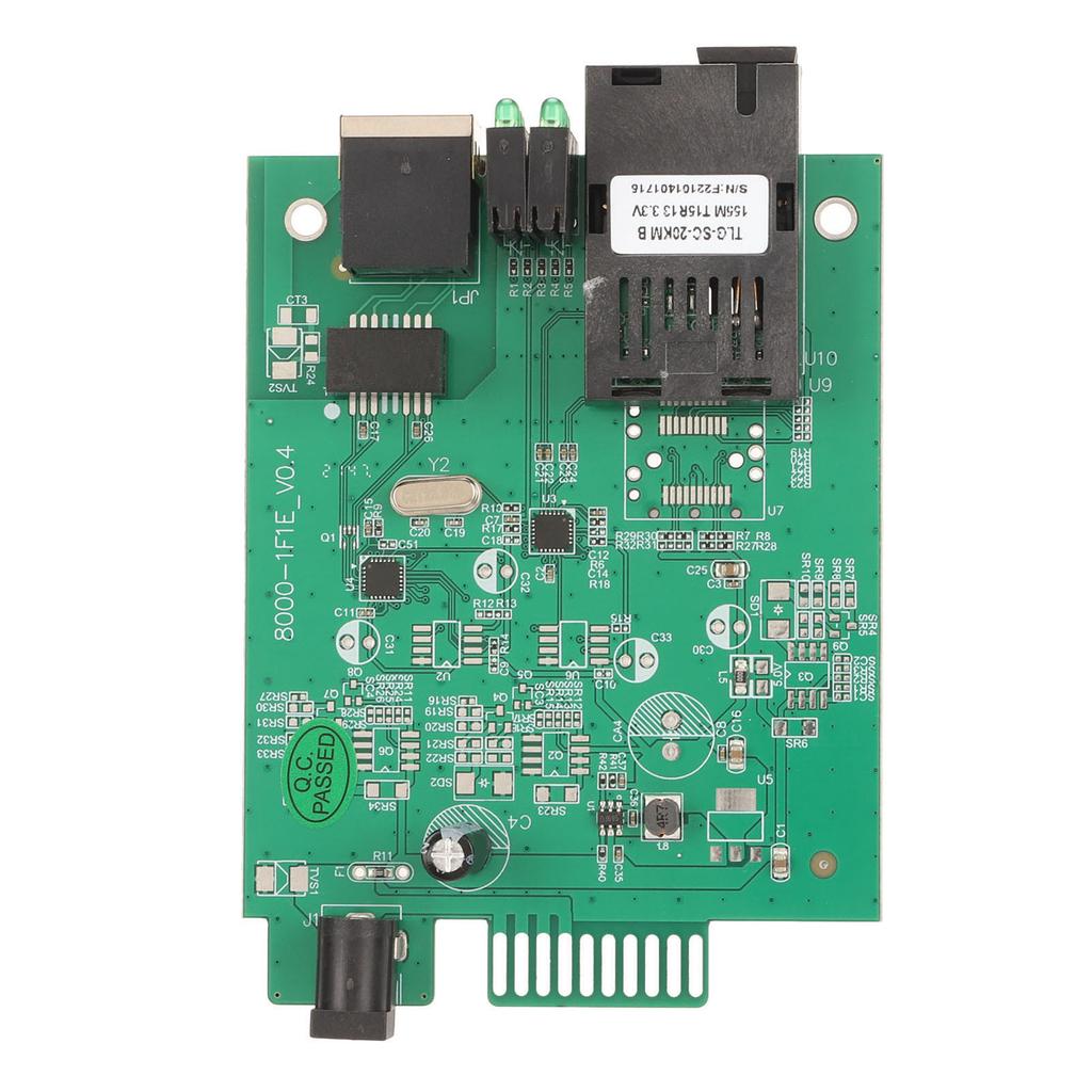SC Fiber Ethernet Transceiver 100 Mbps Tx1550nm Rx1310nm Single Fiber Singlemode RJ 45 Port Fiber To Ethernet Converter
