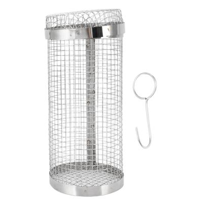 Barbekü Izgara Sepeti Paslanmaz Çelik Isıya Dayanıklı Pas Önleme Kancalı Barbekü Izgara Kafesi