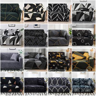 Stretch Stripes Sofa Slipcover Elastic Sofa Cover for Living Room Non Slip Furniture Protector for Pets Soft with Elastic Bottom
