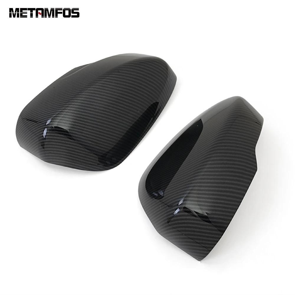 Rearview Side Mirror Cover Trim For Mitsubishi Eclipse Cross 2017- 2024 2025 Carbon Fiber Protector Accessories