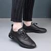 Foreign Trade Men's Shoes Black Trendy Soft Sole Soft Surface Casual Shoes Summer Breathable Comfortable Lightweight Outdoor Running Sports Shoes