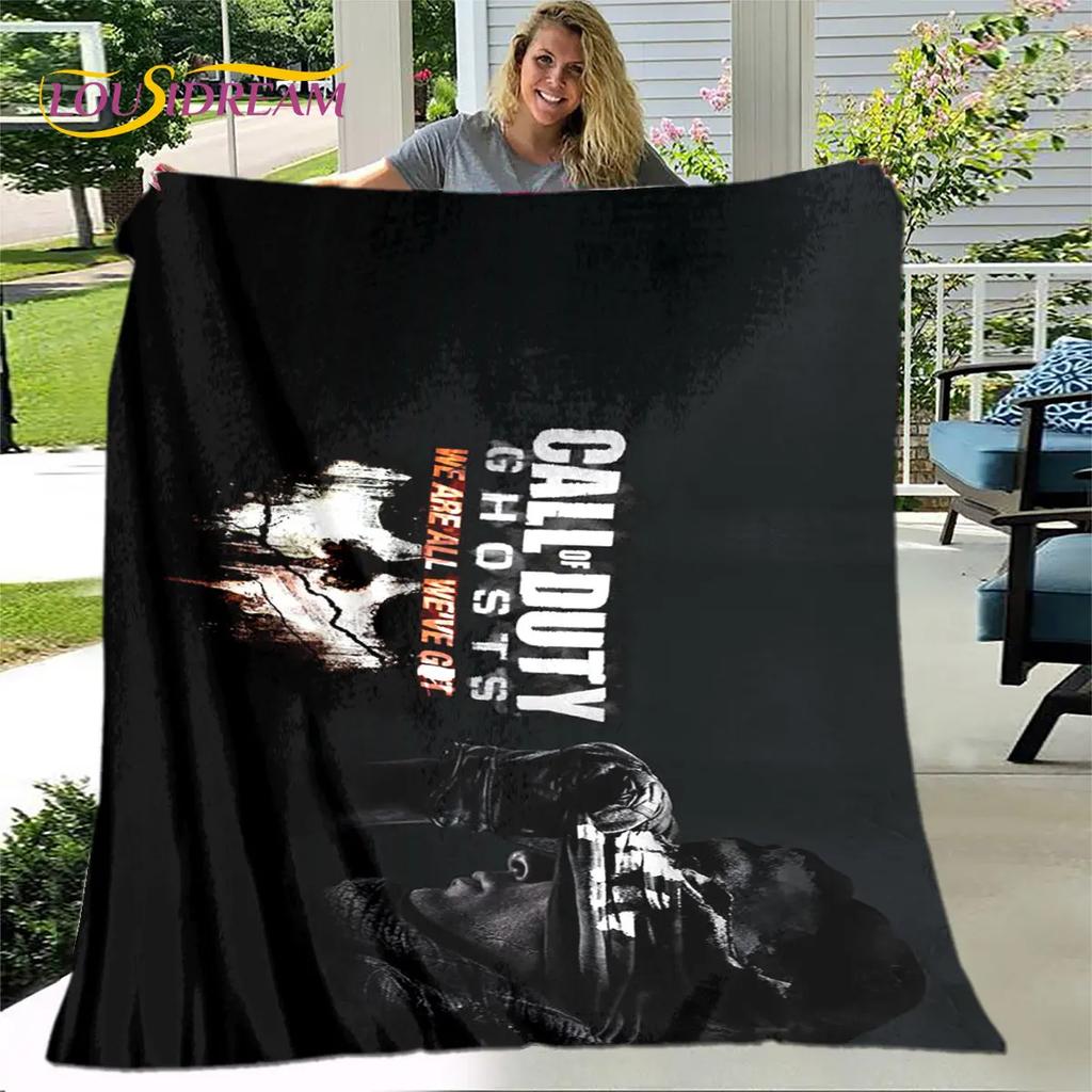 Game COD, Call of Duty Gamer Soft Plush Blanket,Flannel Blanket Throw Blanket for Living Room Bedroom Bed Sofa Picnic Cover Kids