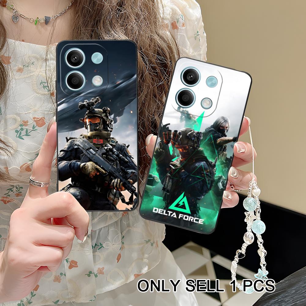 Game Delta Force Matte TPU Mobile Phone Case for POCO F8 F7 F6 F5 F4 F3 F2 Pro GT C75 C71 C65 C61 C40 Pro Ultra Colorful Cover