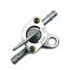 Universal 6mm Inline Petcock Motorcycle/Quad/Lawnmover Petrol Fuel Tap Anti-aging Anti-corrosive Leak Proof Rubber Silver Fuel System 2