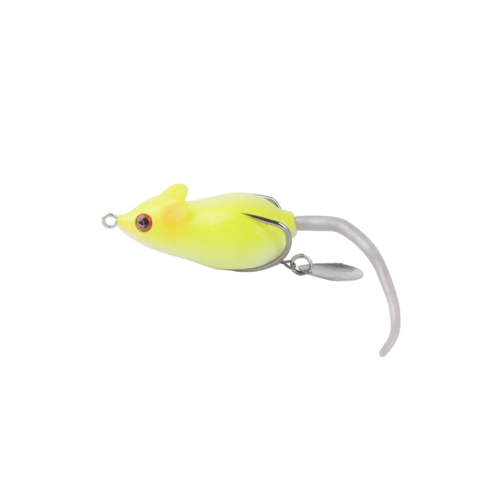 

Soft Bionic Frog Fishing Lure with Double Hook and Barbs Artificial Frog Lure for Freshwater Fishing Bass Pike Trout Fishing Bait one size