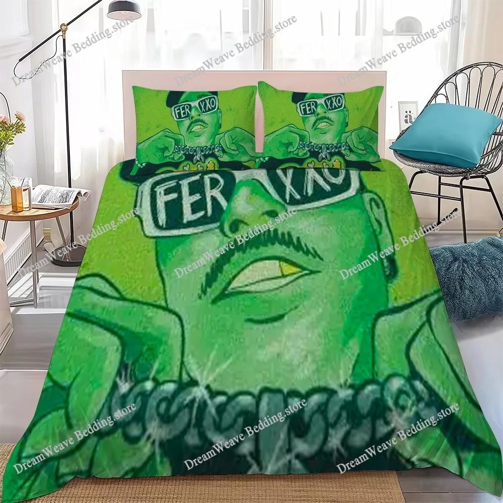 F-Feid Rapper Duvet Cover Set Home Style Bedding Soft Laundry Cotton Bed Student Dormitory Gift