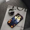 The N-Nightmare Before Christmas Phone Case For Iphone 16 15 11 13 14 Pro Max 7 8 Plus X Xr Xs Max 12mini Black Shell Cover Case