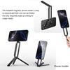 Foldable Aluminum Phone Holder Tripod For Handfree Photography Live Streaming Stable Magnetic Mount