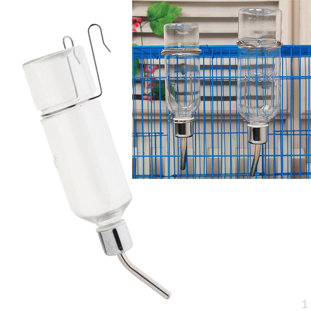 

2 шт. Питомец Хомяк Кошка Кролик Подвесная Поилка Кормушка для Воды Металл