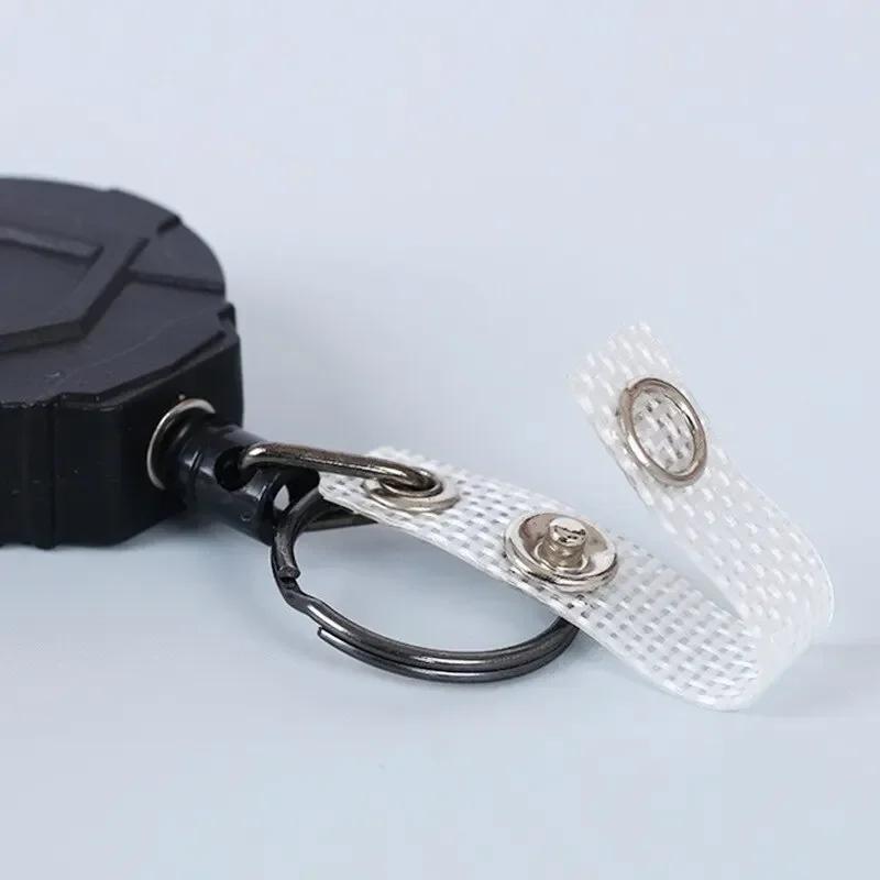 Simple and Practical Metal Car Pendant Outdoor Mountaineering Easy Pull Chain High Elastic Telescopic