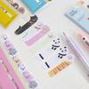 1 Piece Kawaii Stationery Cartoon Animals Marker Memo Pad Bookmark Flags Index Tab Sticky Notes Label Paper Stickers