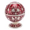 Ball Ashtray with Windproof Lid Retro Dragon Stereoscopic Relief Zinc Alloy Metal Home Decoration