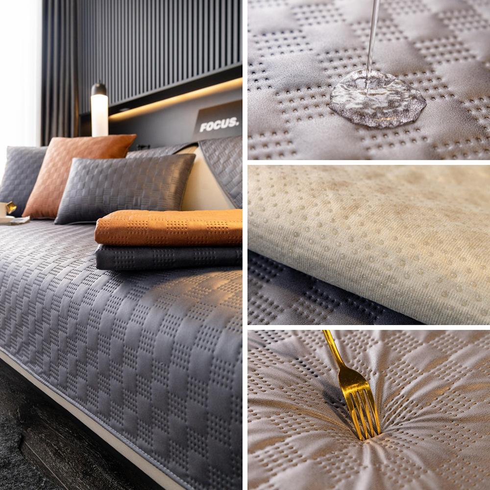 Technologie Stoff Wasserdichter Sofabezug Rutschfest Vier Jahreszeiten Universal Sofa Handtuch Nordisch Wohnzimmer Sofa Kissen Dekor