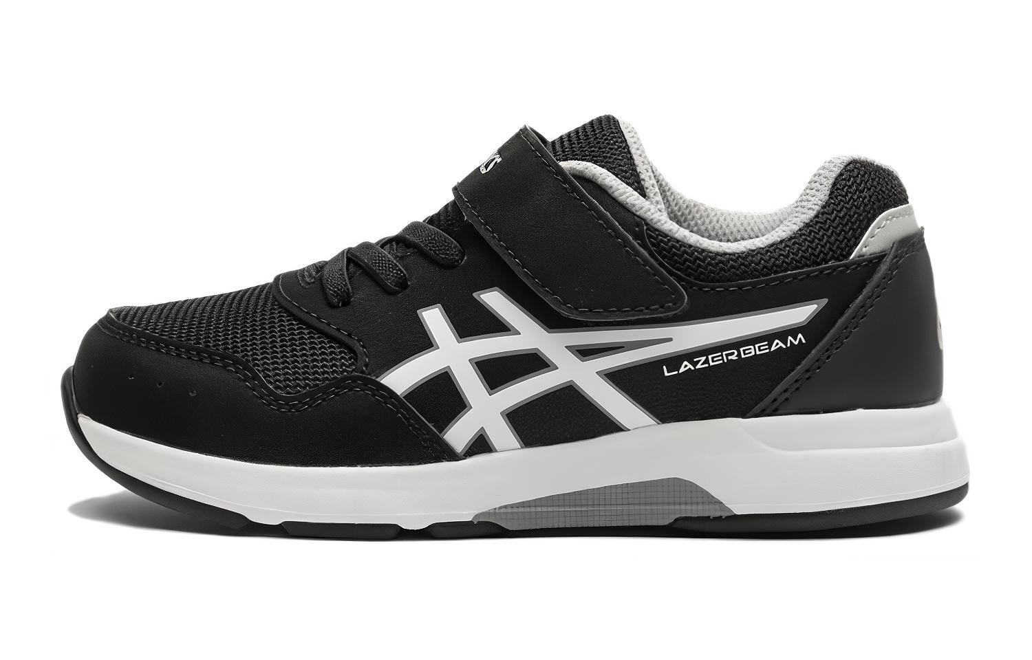 ASICS Дышащие низкие детские lifestyle кроссовки Черно-белые Детские 1154A174-001 27