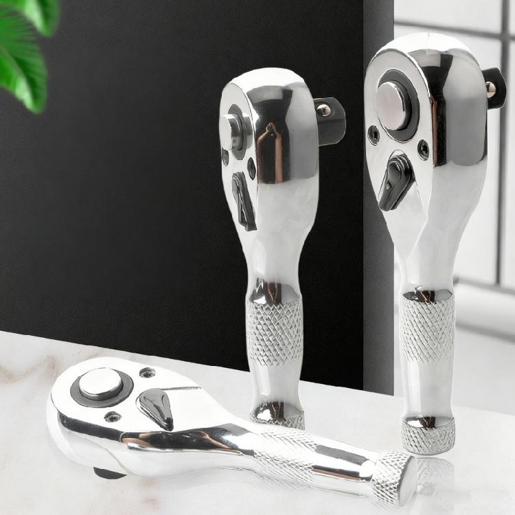 Professional Multipurpose Bidirectional Ratcheting Socket Head 72 Precise Teeth Short Handle Construction 3 Size Option