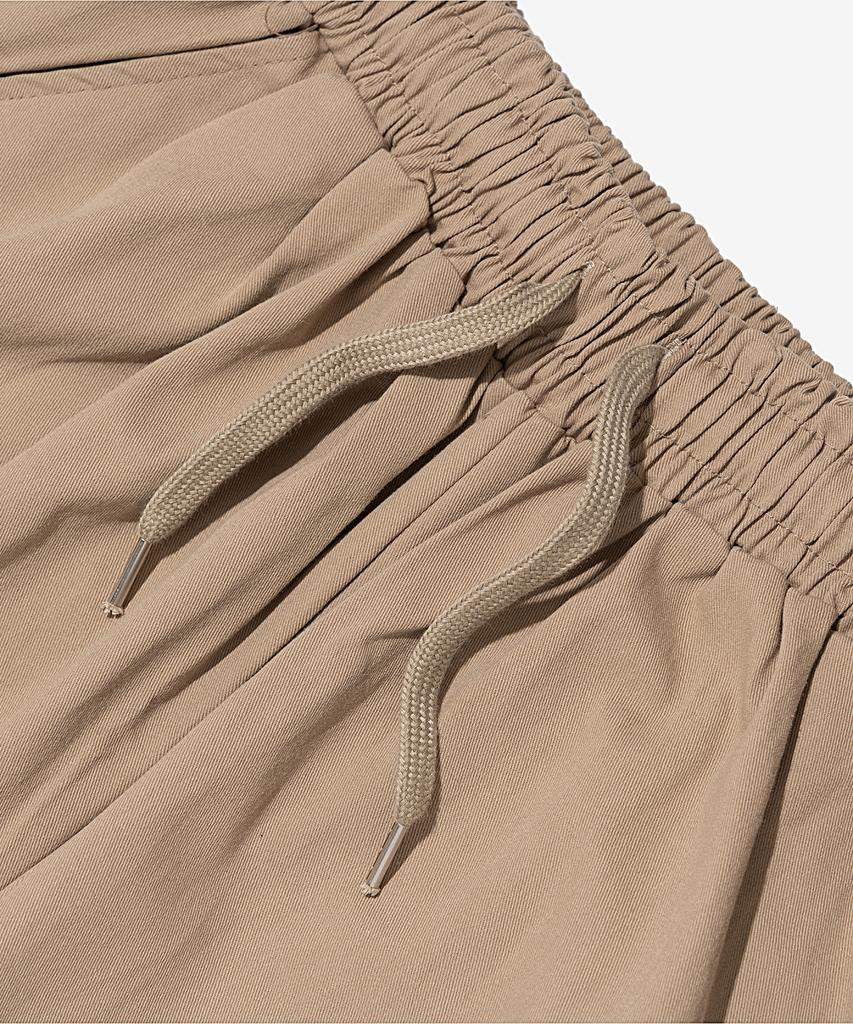 OTHERFITS Cotton Parachute String Pants (Beige)
