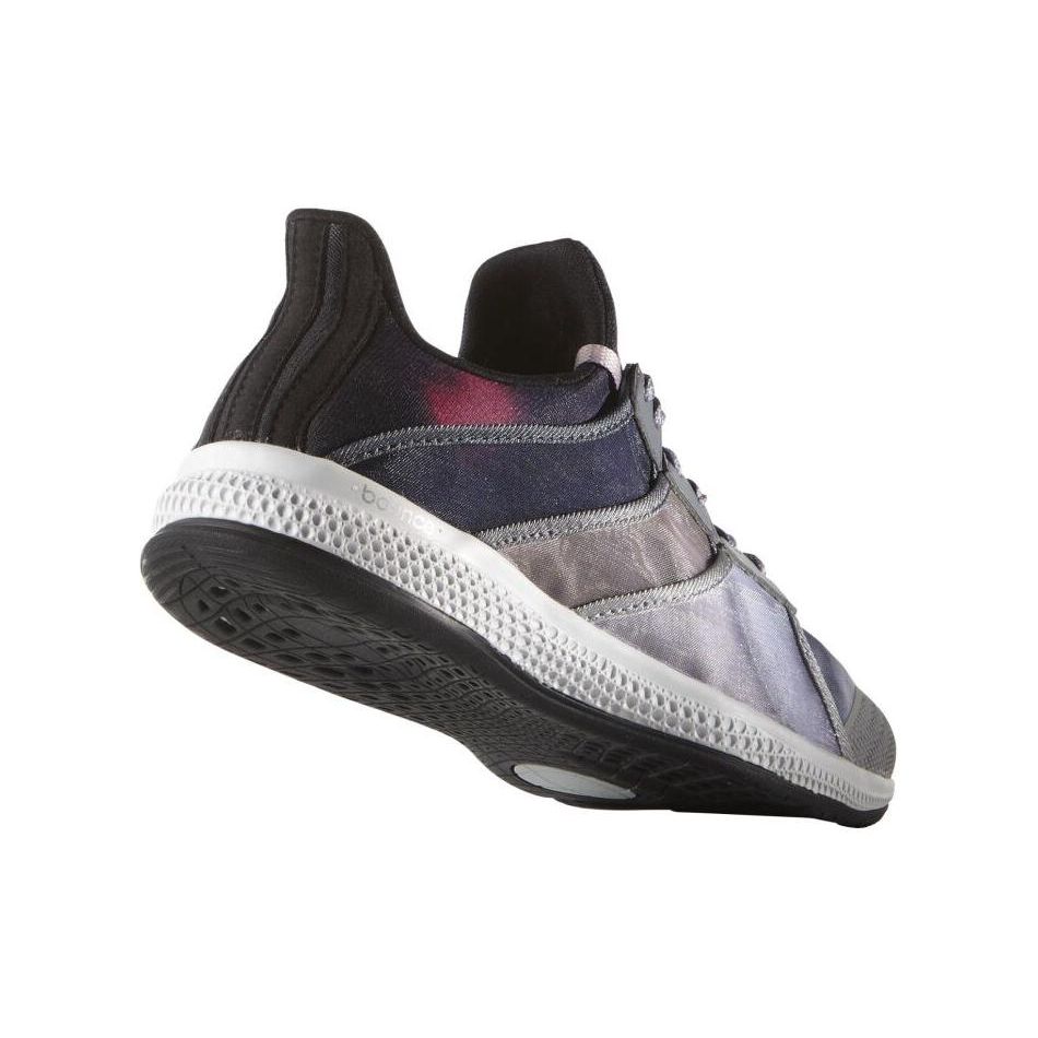 Adidas Gymbreaker Comfortable Versatile Shock Absorbing Durable Low Top Training Shoes Women Sneakers Gray Blue AQ5368