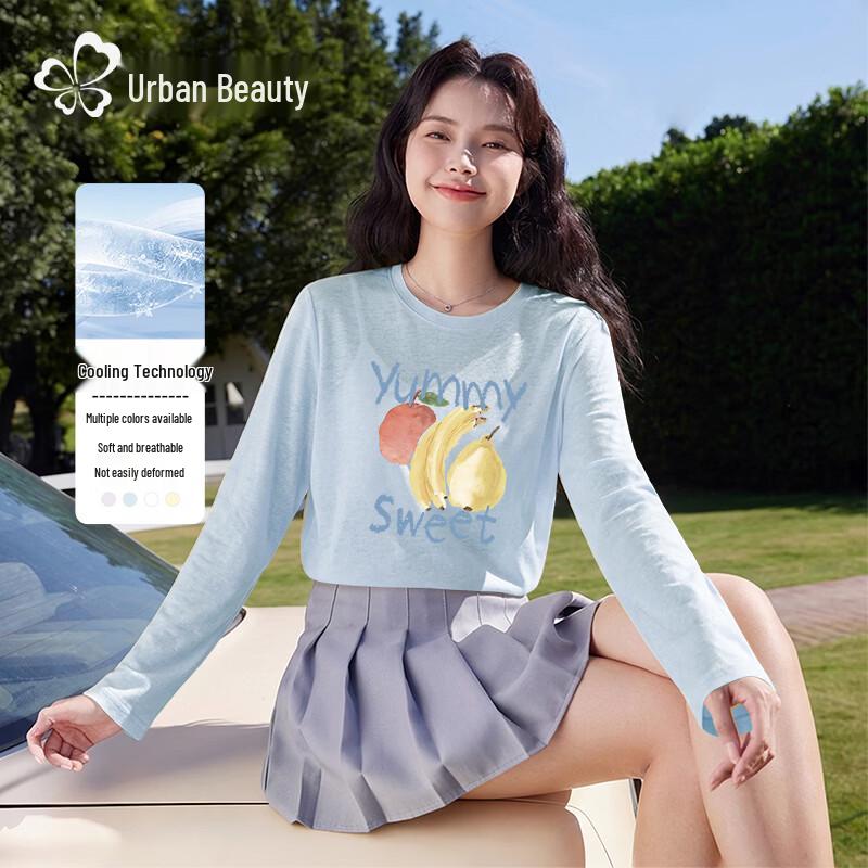

Women s 2026 Summer Snow Cotton Long-Sleeve T-Shirt M
