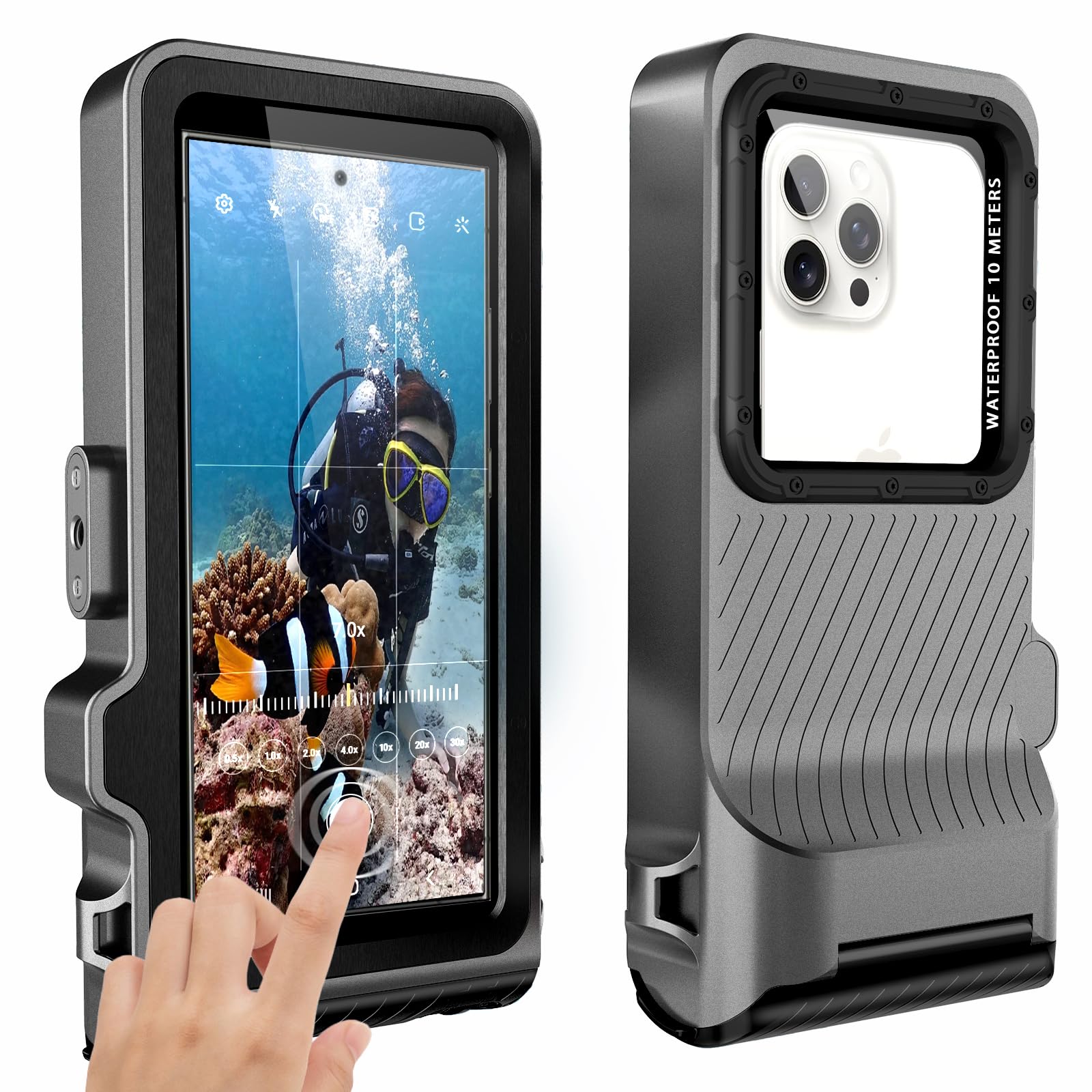 

Waterproof Case for iPhone 4th Generation Underwater IPX8 Waterproof Level to 15m Underwater Touch with Fits Phones Up to Suitable for Summer Hot