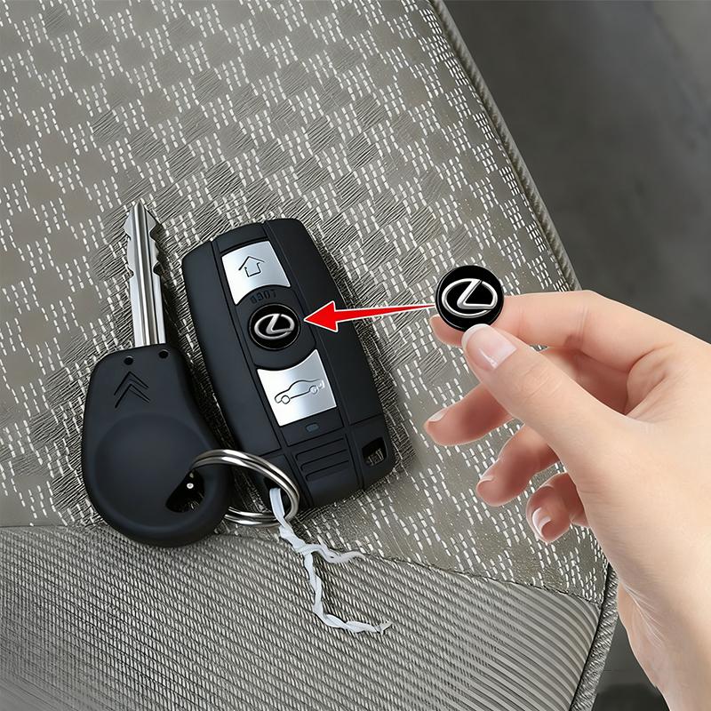Car Remote Key Emblem Sticker Aluminum Keys Decoration Decal For Lexus F SPORT ES RX NX LS UX LM LX GX LC RZ IS CT GS RC HS SC