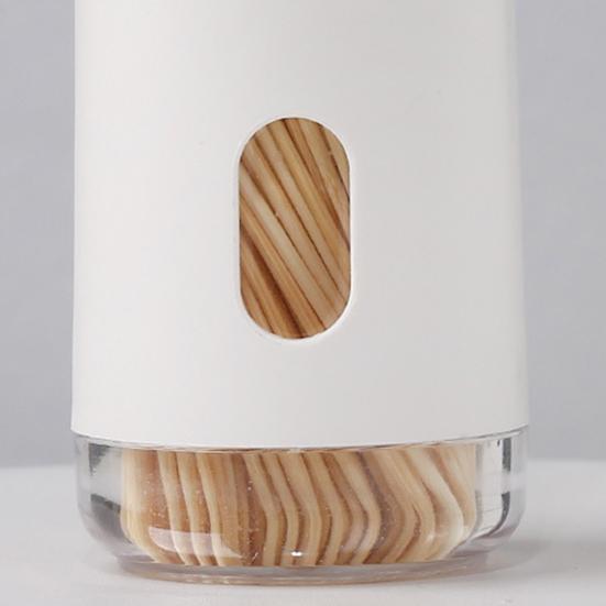 1 Set Toothpick Dispenser Creative Shape Wide Application Compact Size Useful Portable Holder Box with Lid for Home