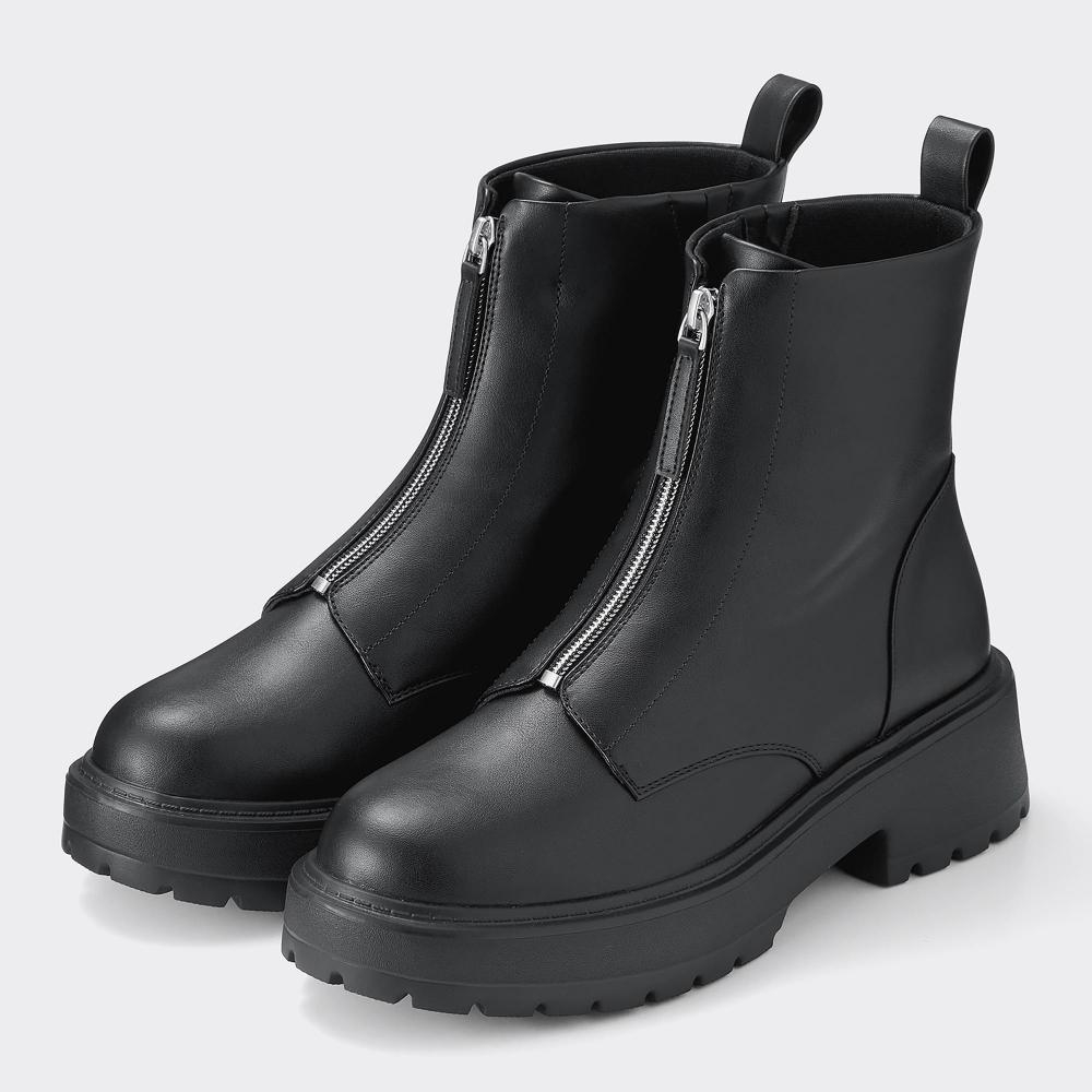 

Ботинки GU by Uniqlo с молнией спереди+E