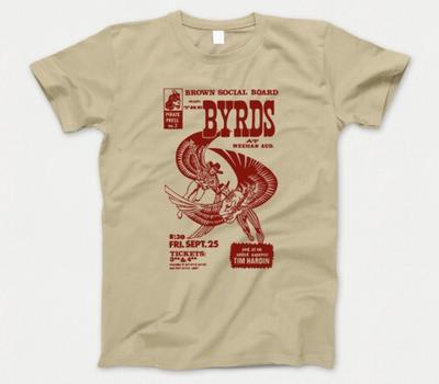 The Byrds Poster T-Shirt 60er Folk Rock Musik Buffalo Springfield Tim Hardin G088