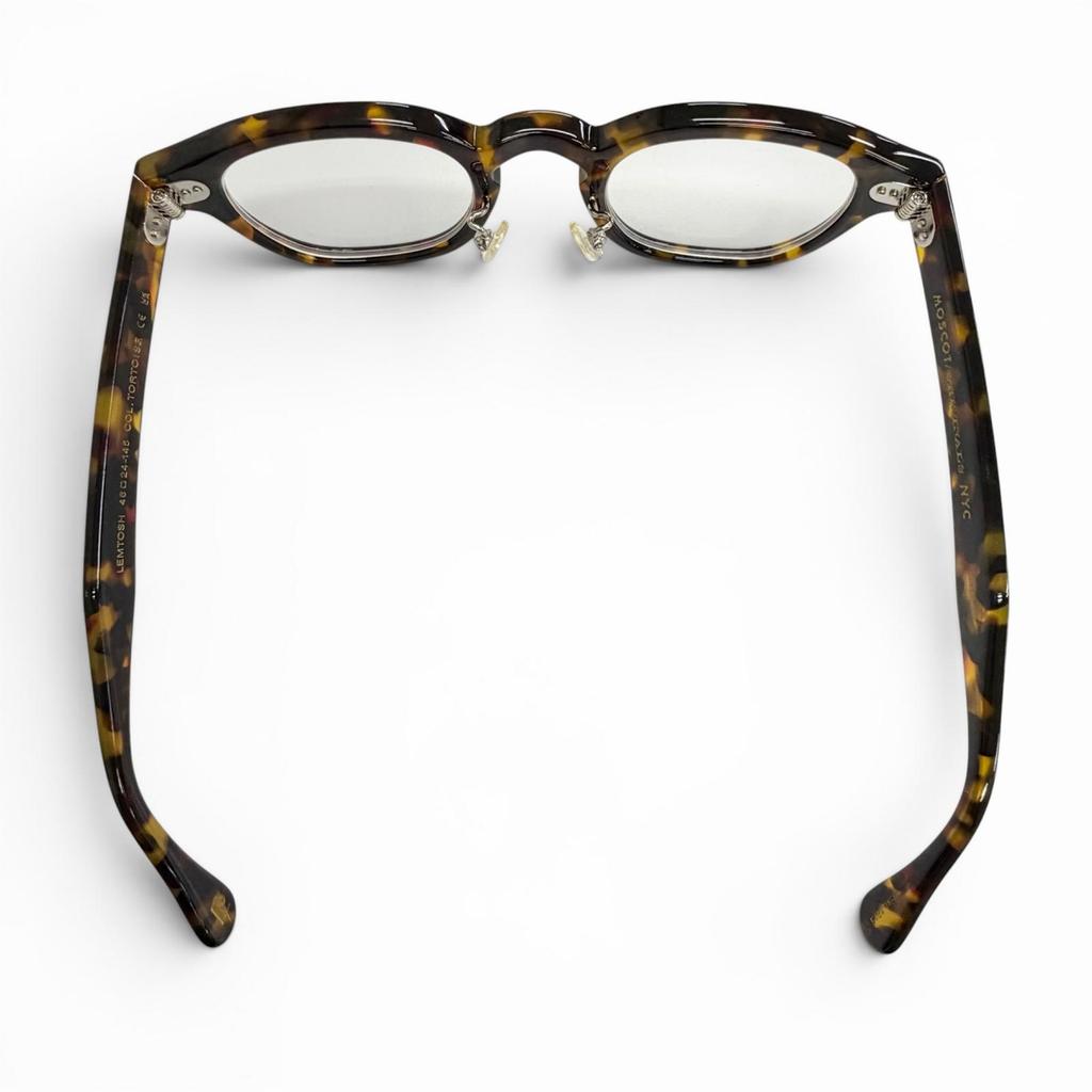 Excellent MOSCOT Glasses LEMTOSH Wellington Tortoiseshell Pattern Havana Mens Used