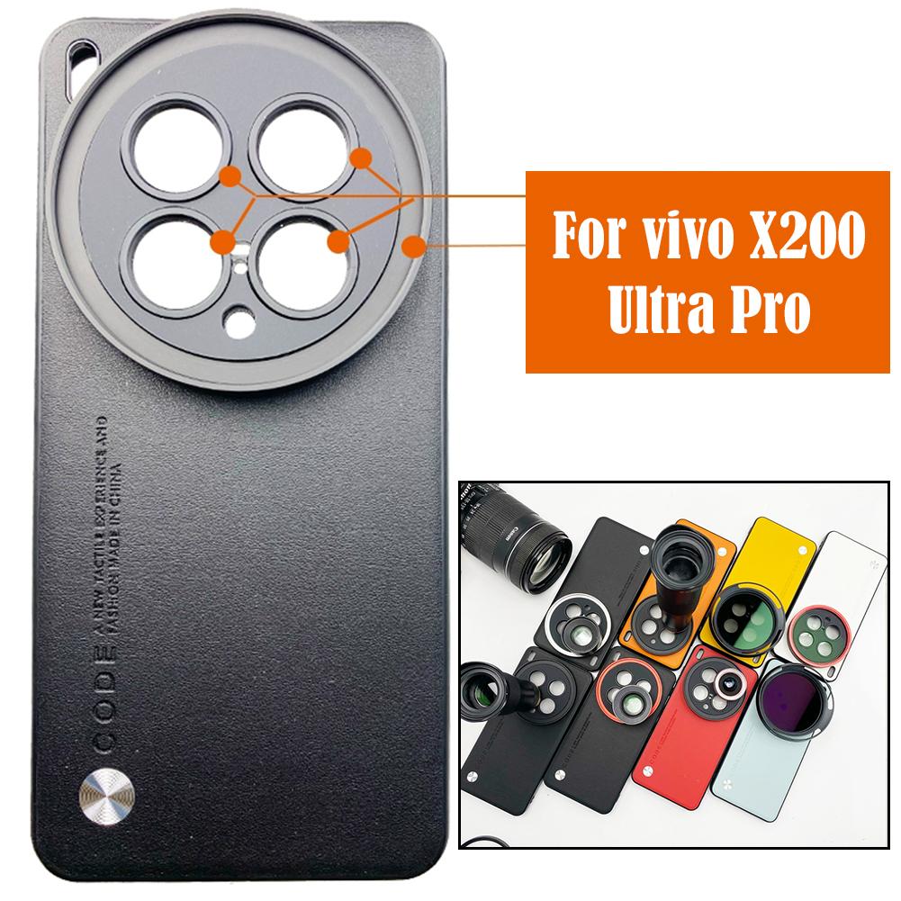 Custodia Protettiva Per VIVO X200 Ultra Pro Custodia Copertura con Filettatura da 17mm Adattatore Obiettivo con Filettatura da 67mm
