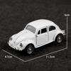Retro Beetle Alloy Car Model Toy for Collection Exquisite Simulation Design Cake Decoration Home Office Display Gift