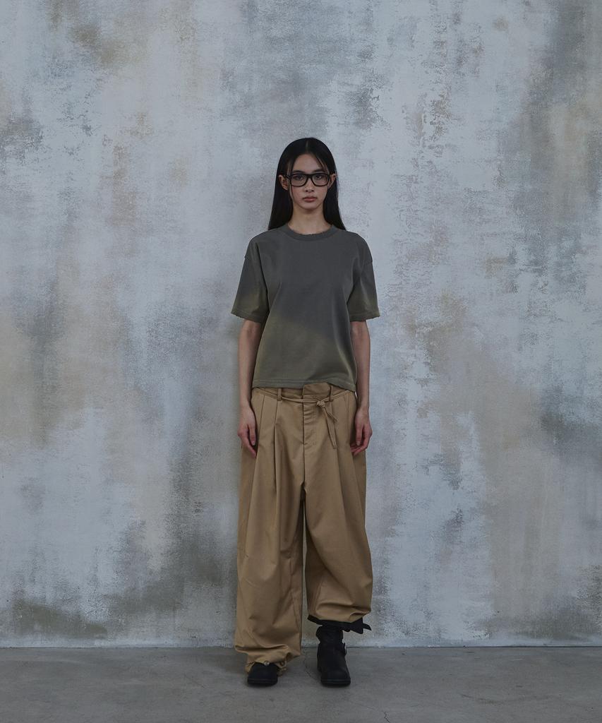 PARADIGMFILM [Ep.02] Vtg Fade Crop T-Shirt (Light Khaki)