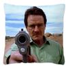 Walter White Meme Pillow Case Home Decoration 100% Polyester Funny Cushion Cover for Sofa Square Pillow Cover 18x18inch