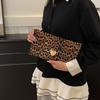 Large Capacity Wallet For Women Luxury Designer PU Purse Fashion Clutch Bag Coin Wallet Closure Leopard Print Handbag CLE