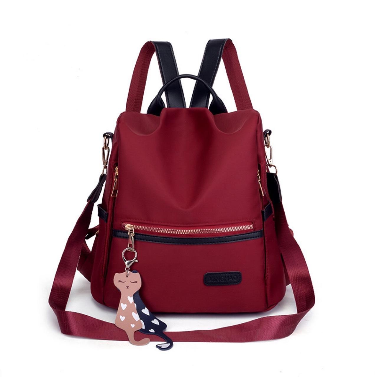 

Backpack Women s Backpack Travel Anti-theft Oxford Cloth Light and Fashionable and Versatile