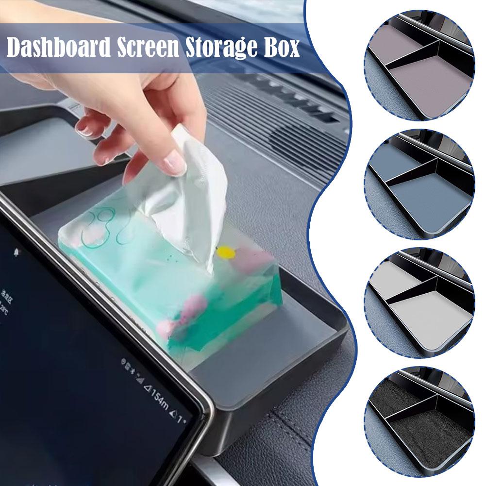 For Song 23-25 Dashboard Screen Storage Box For BYD Seal U DM-i Car Organizer Box Accessories