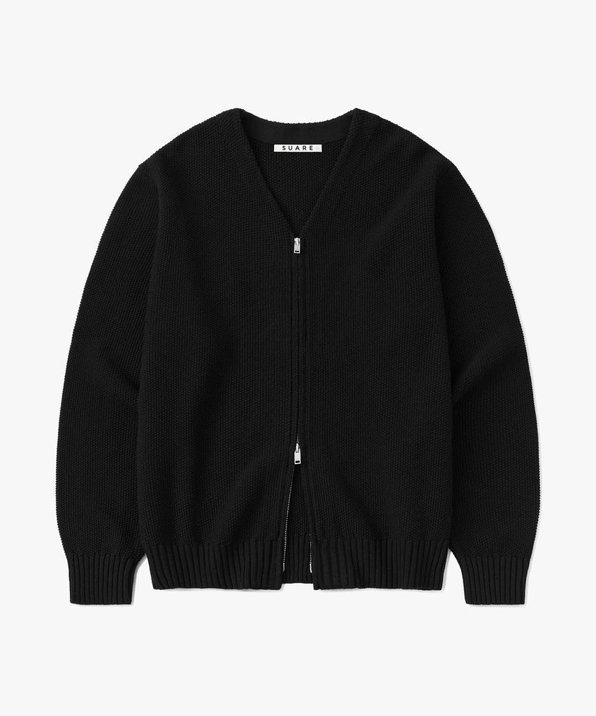 SUARE WOMEN Honeycomb Zip-Up Knit - 4 Colors