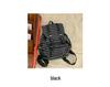 Korean Color Block Retro Stripe Backpack - Versatile, Large Capacity School & Casual Bag