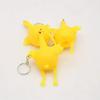 6/12/20Pcs Funny Squeeze Laying Egg Chicken Keychains, Novelty Squishy Surprise Keyring For Wedding Favors Party Guests Gifts