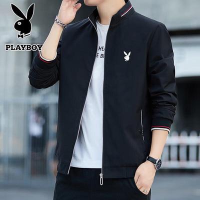 Veste décontractée à col montant pour homme