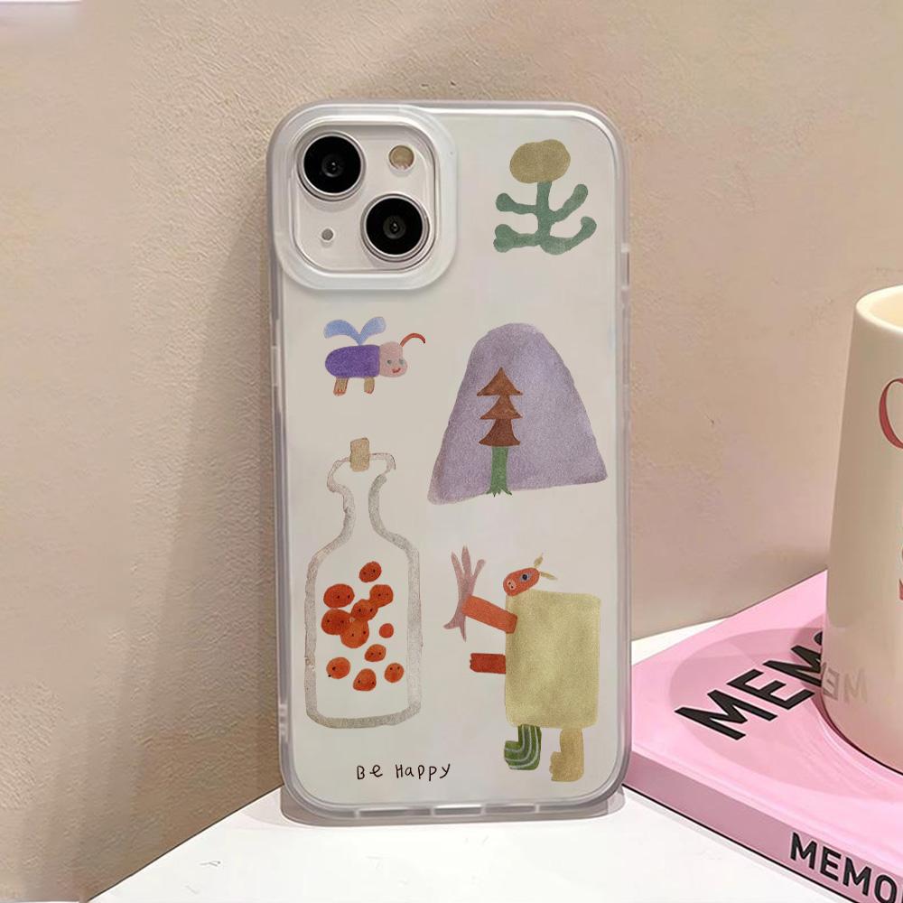 Fashion Coffee Silicone Phone Case For iPhone 13 Pro Max Case for iPhone 11 12 14 15 Pro Max Plus 12 13 Mini Shockproof Cover