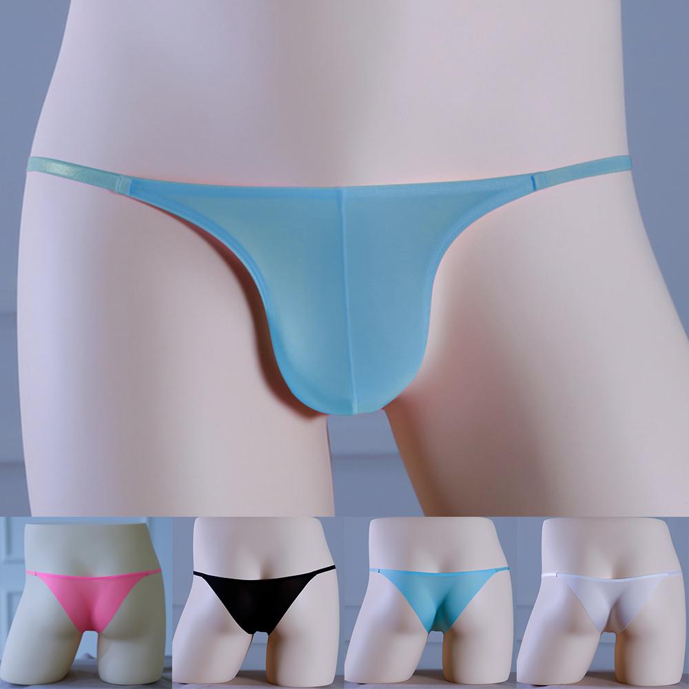 G-string Male Underpant Low M-2XL Men Men\'s Sheer