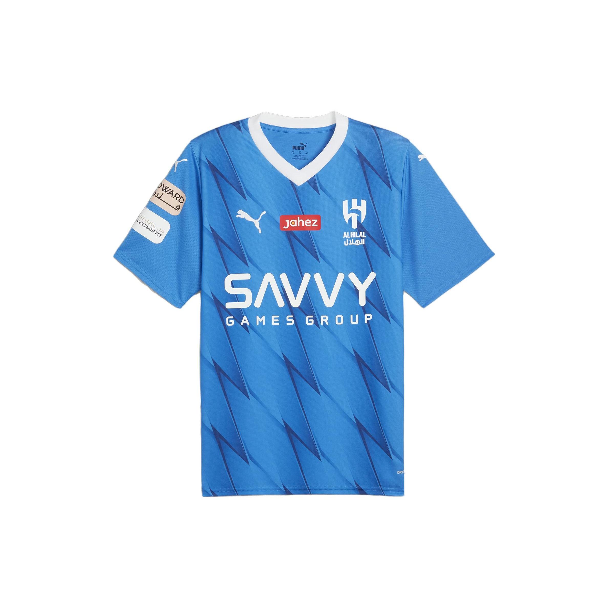 PUMA Al Hilal Home Neymar Jr Replica Jersey Blue Men s 780045-01 XL